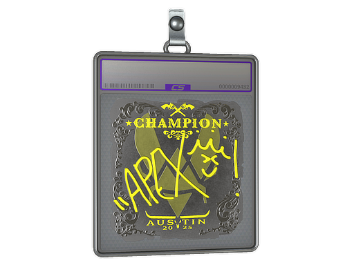 Sticker Slab | apEX (Foil, Champion) | Austin 2025