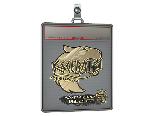 Sticker Slab | KSCERATO (Gold) | Antwerp 2022