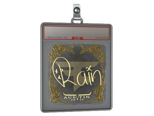 Sticker Slab | rain (Gold) | Austin 2025