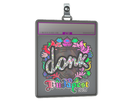 Sticker Slab | donk (Holo) | Budapest 2025