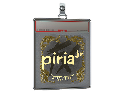 Sticker Slab | piriajr (Gold) | Austin 2025