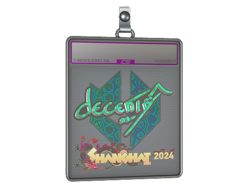 Sticker Slab | decenty (Holo) | Shanghai 2024