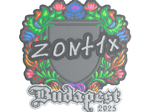 Sticker | zont1x (Embroidered) | Budapest 2025