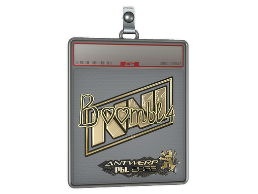 Sticker Slab | Boombl4 (Gold) | Antwerp 2022