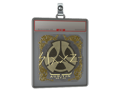 Sticker Slab | slaxz- (Gold) | Austin 2025