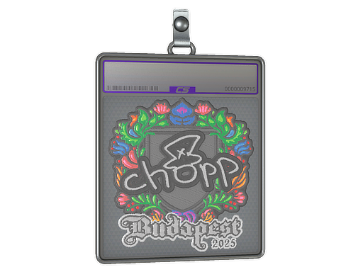 Sticker Slab | chopper (Embroidered) | Budapest 2025
