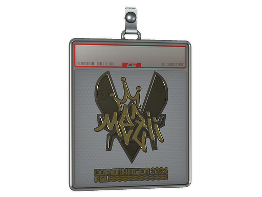 Sticker Slab | mezii (Gold) | Copenhagen 2024