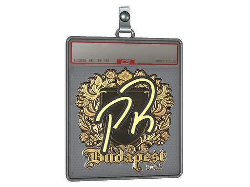 Sticker Slab | PR (Gold) | Budapest 2025