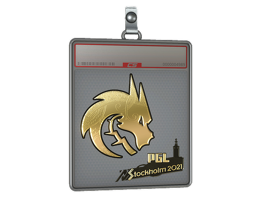 Sticker Slab | Team Spirit (Gold) | Stockholm 2021