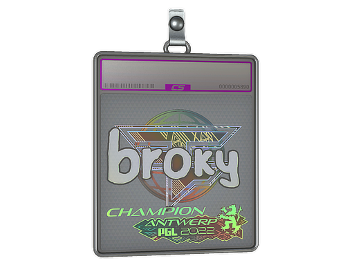 Sticker Slab | broky (Holo, Champion) | Antwerp 2022