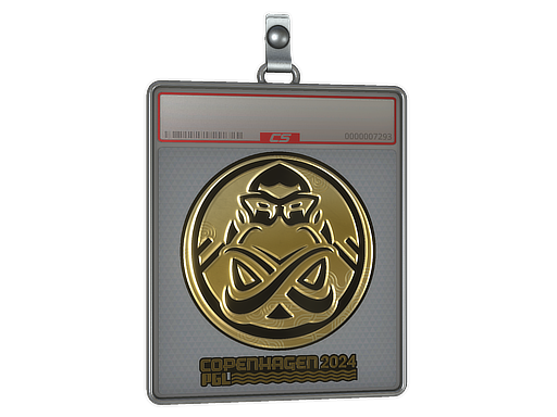 Sticker Slab | ENCE (Gold) | Copenhagen 2024