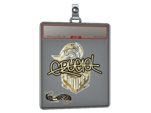 Sticker Slab | CRUC1AL (Gold) | Paris 2023