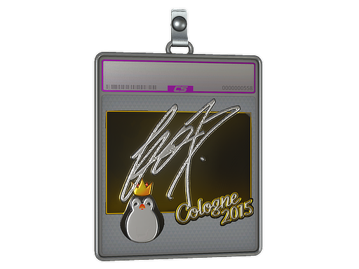 Sticker Slab | fox (Foil) | Cologne 2015