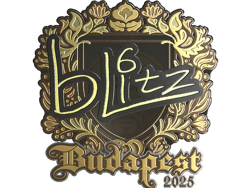 Sticker | bLitz (Gold) | Budapest 2025