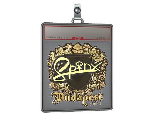 Sticker Slab | Spinx (Gold) | Budapest 2025
