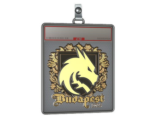 Sticker Slab | Team Spirit (Gold) | Budapest 2025