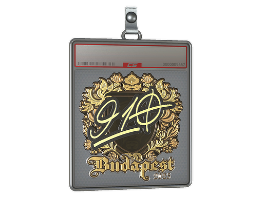 Sticker Slab | 910 (Gold) | Budapest 2025