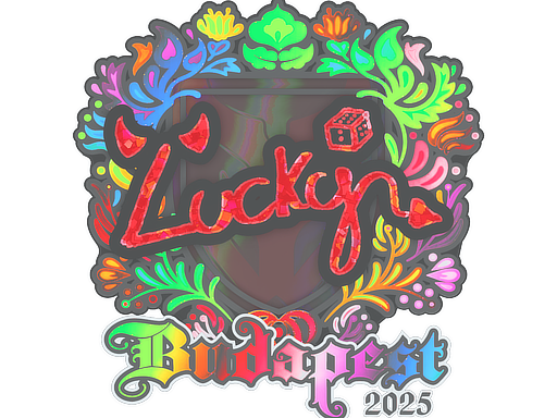 Sticker | Lucky (Holo) | Budapest 2025