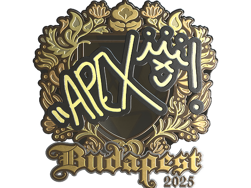 Sticker | apEX (Gold) | Budapest 2025