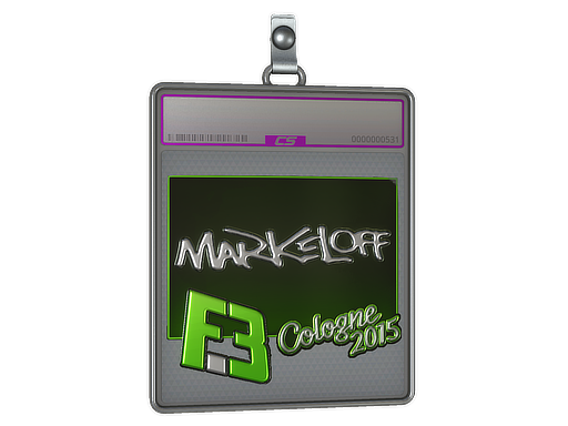 Sticker Slab | markeloff (Foil) | Cologne 2015