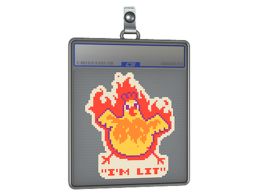 Sticker Slab | I'm Lit