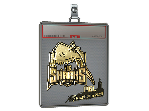 Sticker Slab | Sharks Esports (Gold) | Stockholm 2021