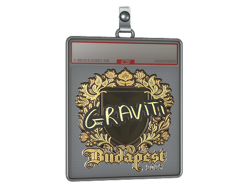 Sticker Slab | Graviti (Gold) | Budapest 2025