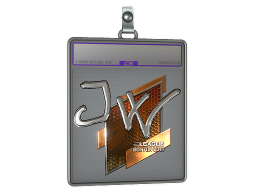 Sticker Slab | JW (Foil) | Boston 2018