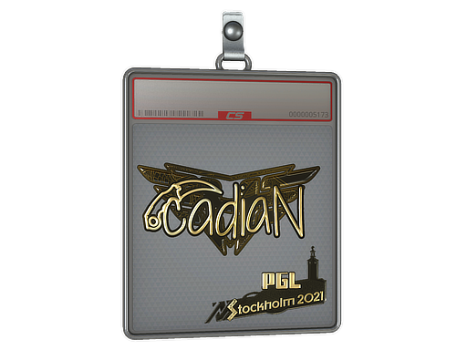 Sticker Slab | cadiaN (Gold) | Stockholm 2021