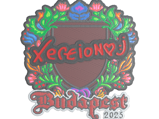 Sticker | xertioN (Embroidered) | Budapest 2025