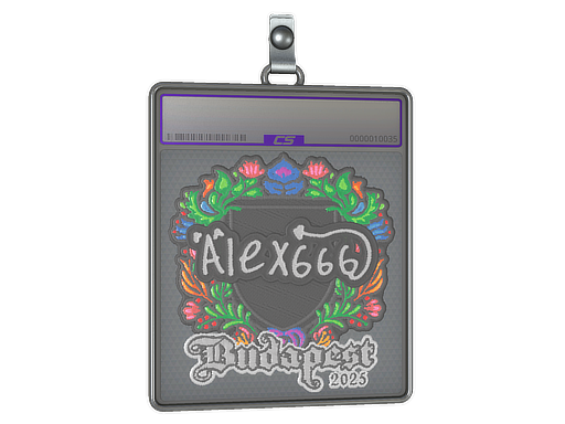 Sticker Slab | alex666 (Embroidered) | Budapest 2025