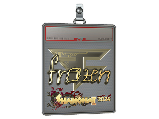 Sticker Slab | frozen (Gold) | Shanghai 2024