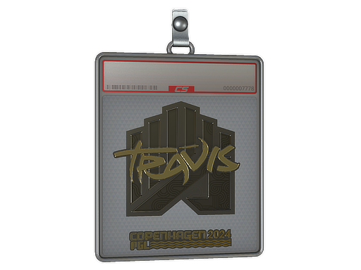 Sticker Slab | TRAVIS (Gold) | Copenhagen 2024