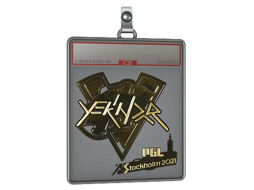 Sticker Slab | YEKINDAR (Gold) | Stockholm 2021