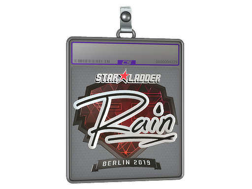 Sticker Slab | rain (Foil) | Berlin 2019