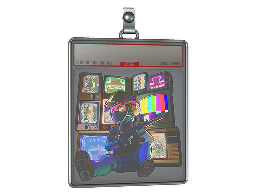 Sticker Slab | TV Installation (Lenticular)