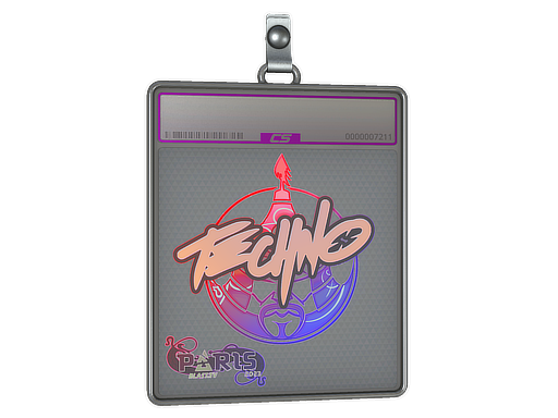 Sticker Slab | Techno4K (Holo) | Paris 2023