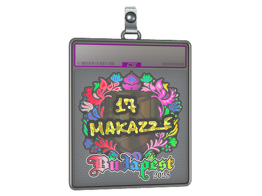 Sticker Slab | makazze (Holo) | Budapest 2025