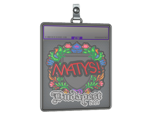 Sticker Slab | MATYS (Embroidered) | Budapest 2025
