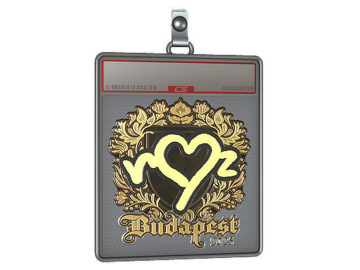 Sticker Slab | ropz (Gold) | Budapest 2025