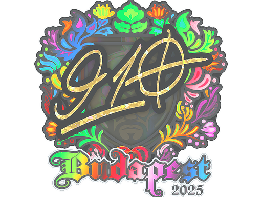 Sticker | 910 (Holo) | Budapest 2025