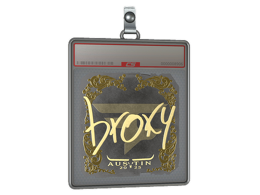 Sticker Slab | broky (Gold) | Austin 2025