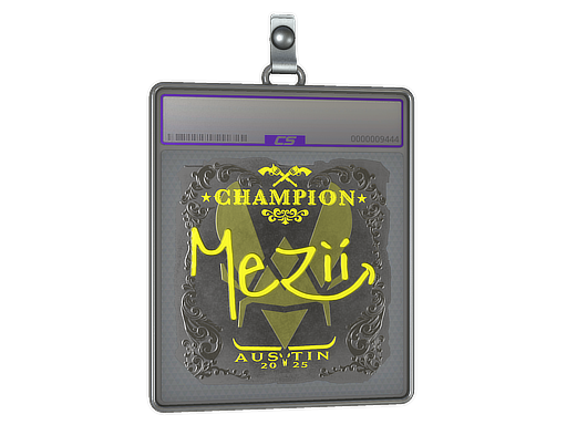 Sticker Slab | mezii (Foil, Champion) | Austin 2025