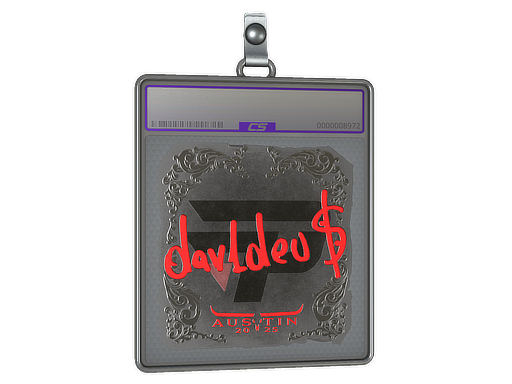 Sticker Slab | dav1deuS (Foil) | Austin 2025