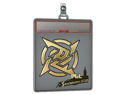 Sticker Slab | Ninjas in Pyjamas (Gold) | Stockholm 2021