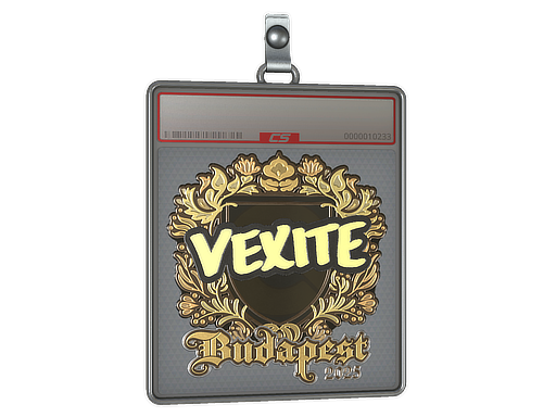 Sticker Slab | vexite (Gold) | Budapest 2025