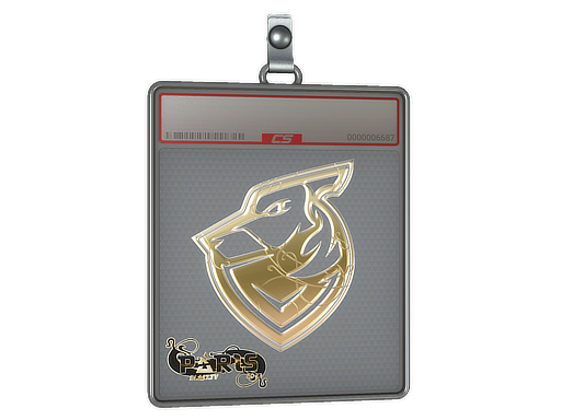 Sticker Slab | Grayhound Gaming (Gold) | Paris 2023