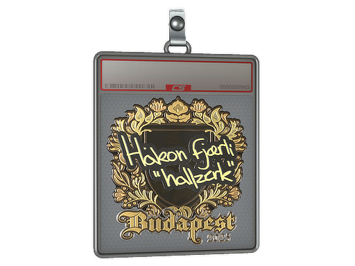 Sticker Slab | hallzerk (Gold) | Budapest 2025