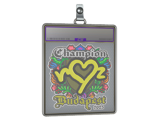 Sticker Slab | ropz (Embroidered, Champion) | Budapest 2025