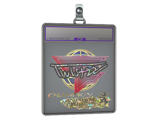 Sticker Slab | Twistzz (Glitter, Champion) | Antwerp 2022